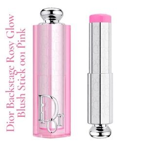 Dior Backstage Rosy Glow Blush Stick Reviving  pH-Activated 001 Pink With Box
